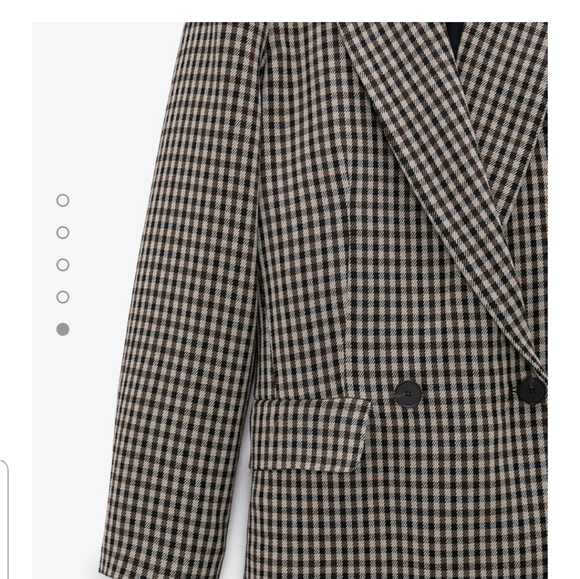 ZARA Plaid Blazer - Picture 4 of 4